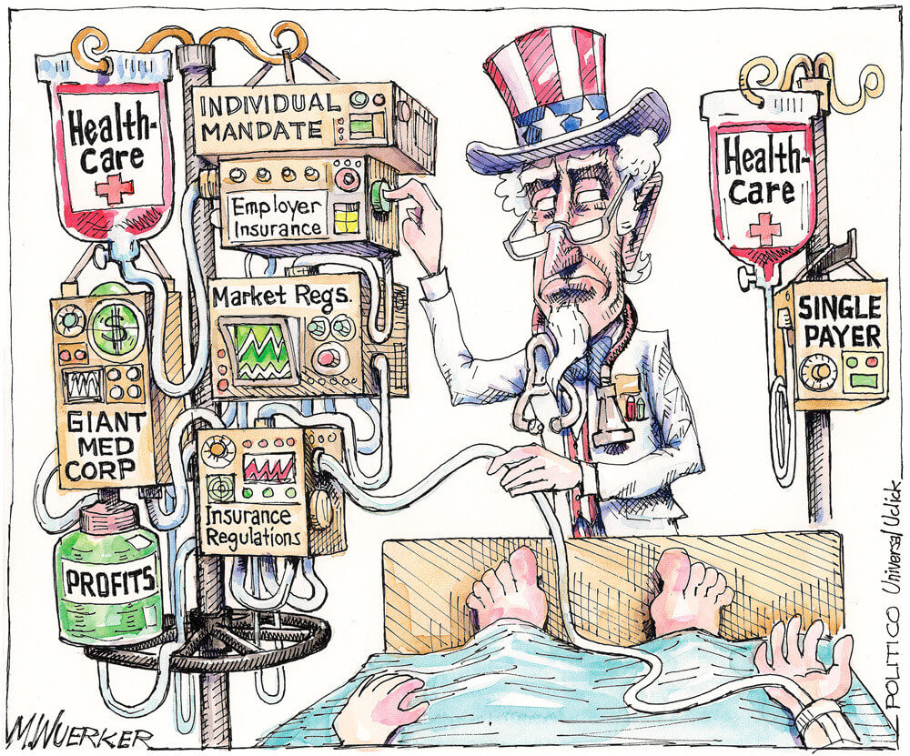 US Healthcare Cartoon