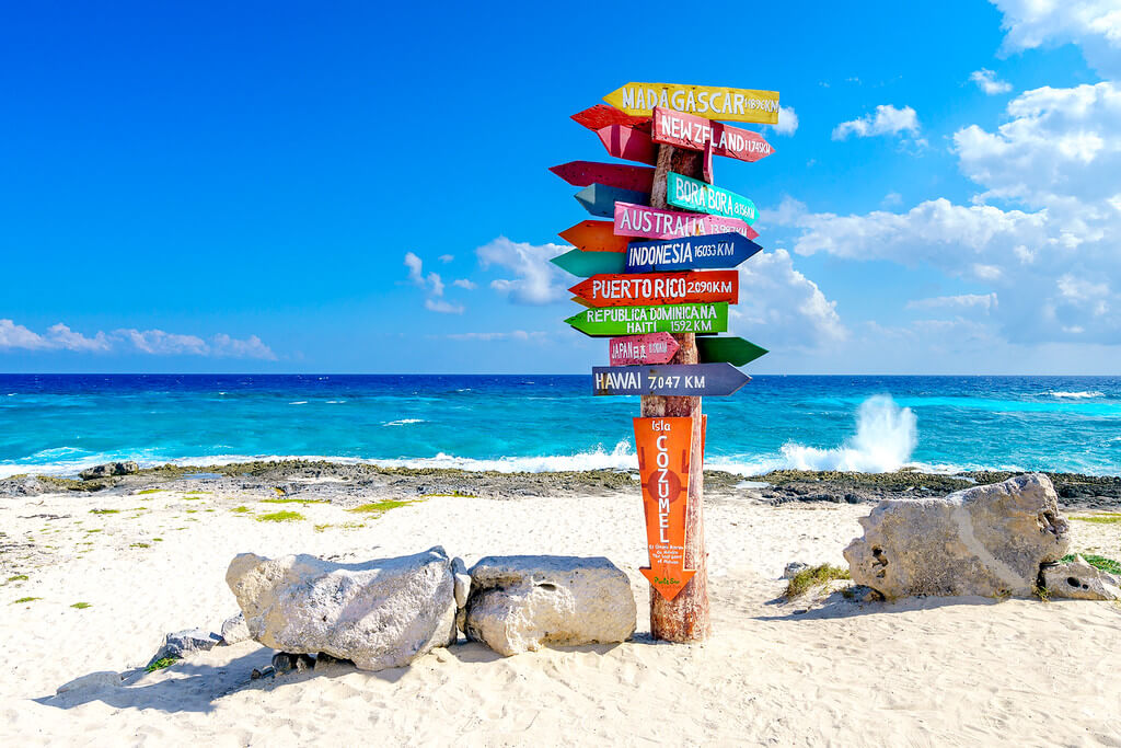 beach signs